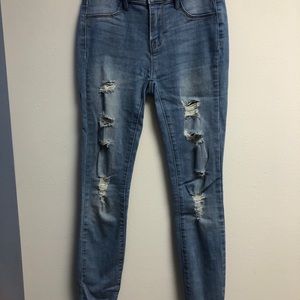 blue pacsun ripped jeans